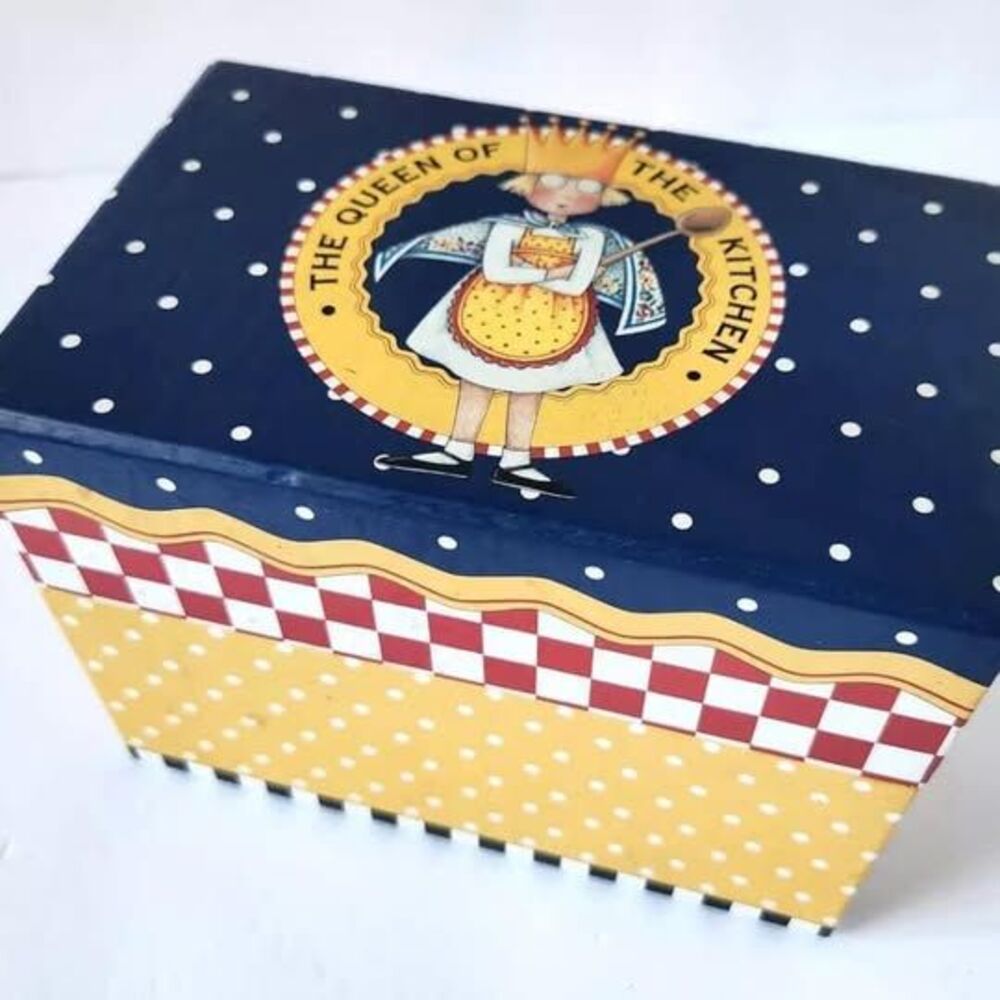 Mary Engelbreit Recipe Box Hinged